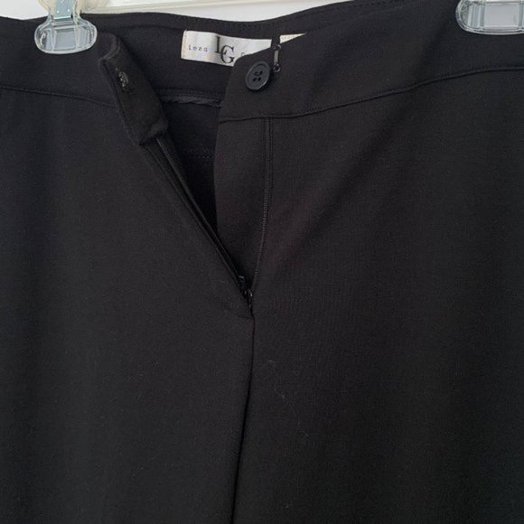 donatedLena Gabrielle Black Bootcut Dress Pant, Sz 6 - Picture 9 of 15